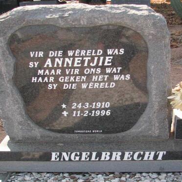 ENGELBRECHT Annetjie 1910-1996