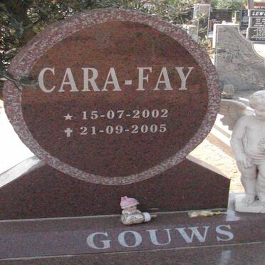 GOUWS Cara-Fay 2002-2005
