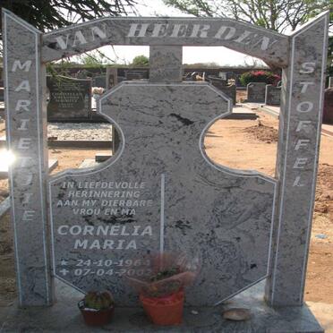 HEERDEN Stoffel, van  &amp; Cornelia Maria 1964-2002