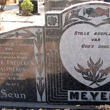 MEYER Pieter Frederick Salpherus 1938-1957