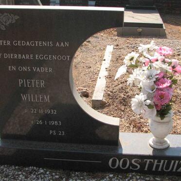 OOSTHUIZEN Pieter Willem 1932-1983 &amp; Johanna Christina VAN DER MERWE 1939-