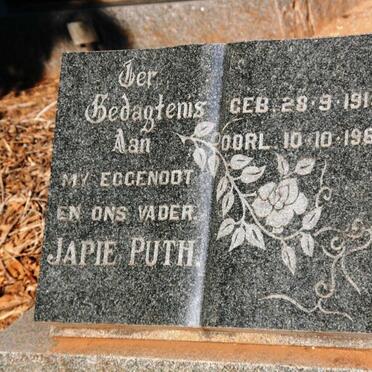 PUTH Japie 1915-1966