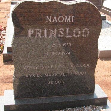 PRINSLOO Naomi 1920-1994
