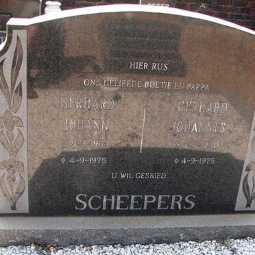 SCHEEPERS Gerhard Johann 1964-1975 :: SCHEEPERS Gerhard Johannes 1940-1975