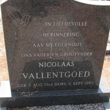 VALLENTGOED Nicolaas 1914-1985