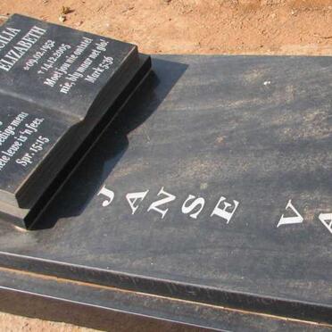 VUUREN Hendrik Johannes, Janse van 1952-2005 &amp; Cecilia Elizabeth 1952-2005