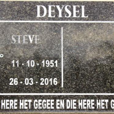 DEYSEL Steve 1951-2016