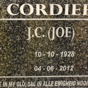 CORDIER J.C. 1928-2012