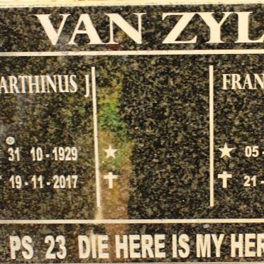 ZYL Marthinus J., van 1929-2017 :: VAN ZYL Francois G. 1973-2009