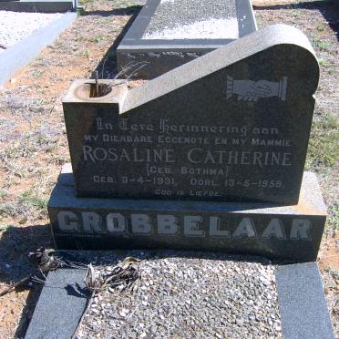 GROBBELAAR Rosaline Catherine nee BOTHMA 1931-1959