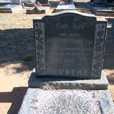 HEYNEKE Antonie Willem 1861-1959