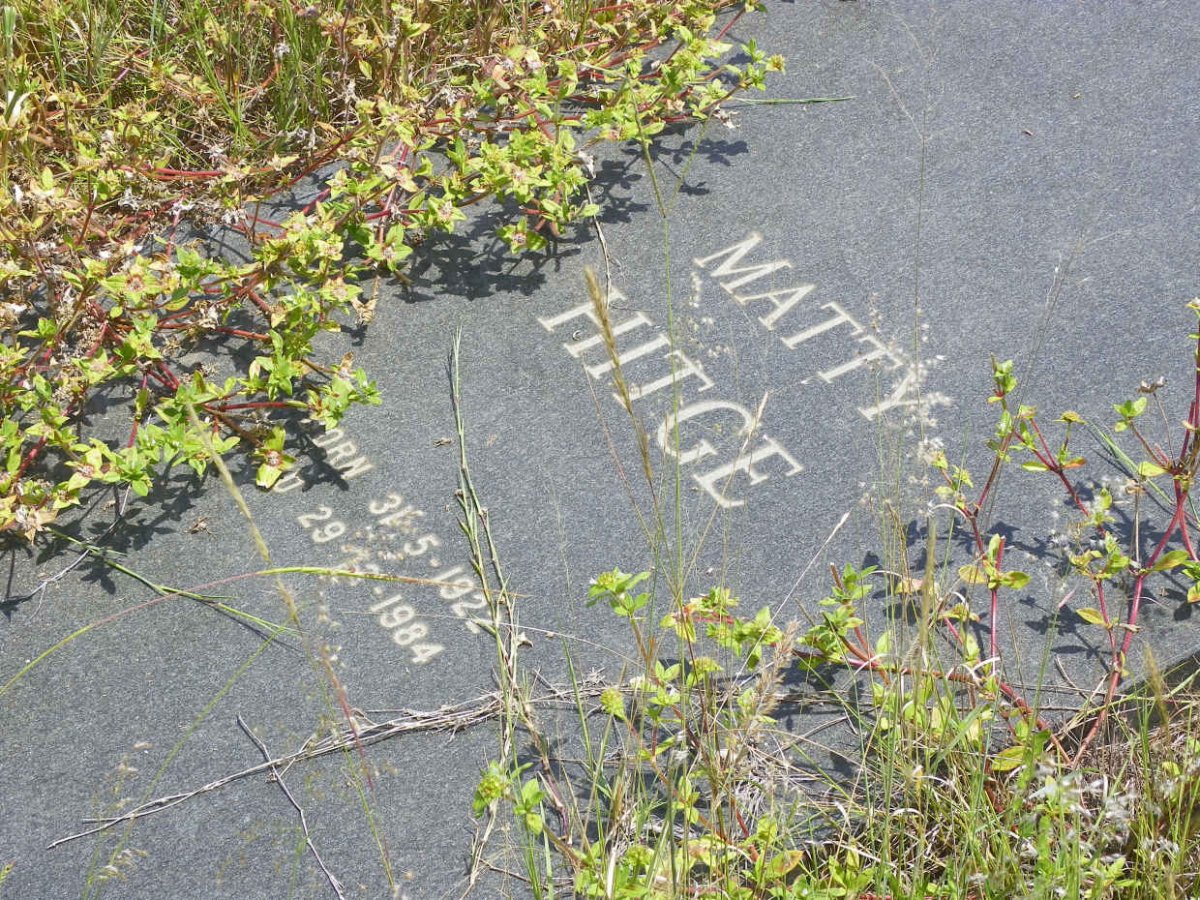 HITGE Matty 1922-1984