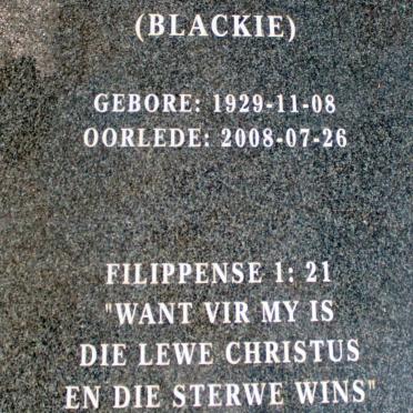 KRUGER Philippus Cornelius 1929-2008