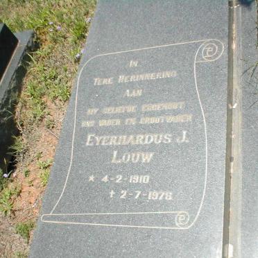 LOUW Everhardus J. 1910-1978