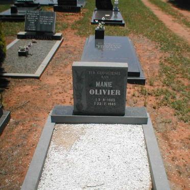 OLIVIER Manie 1905-1985