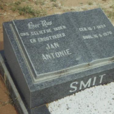 SMIT Jan Antonie 1894-1970