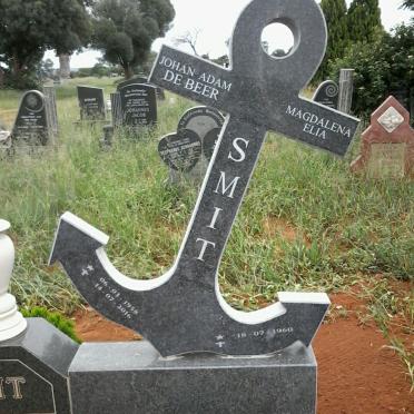 SMIT Johan Adam de Beer 1958-2016 &amp; Magdalena Elia 1960-