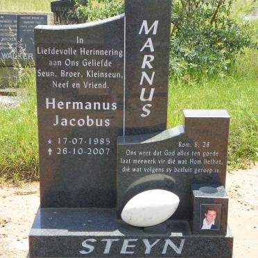 STEYN Hermanus Jacobus 1985-2007