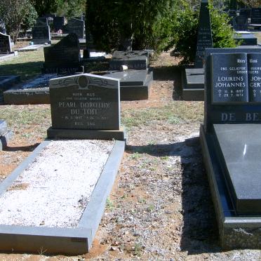 TOIT Pearl Dorothy, du 1897-1973