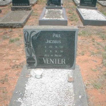 VENTER Paul Jacobus 1932-1961