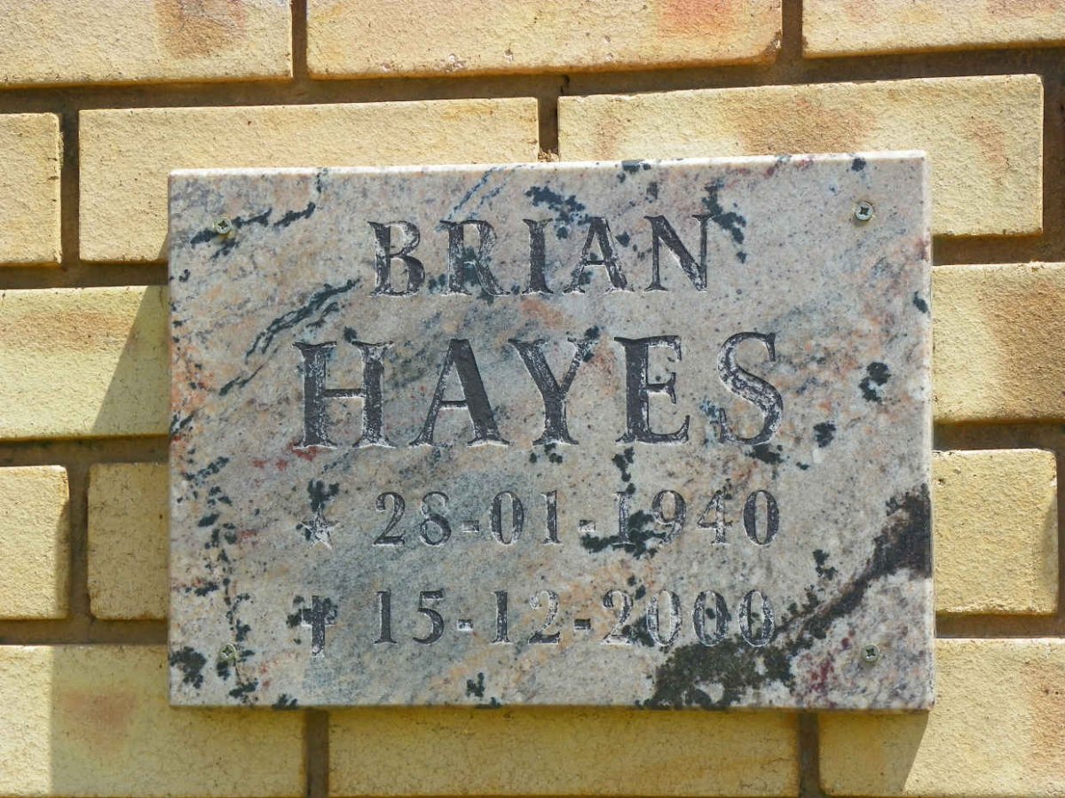 HAYES Brian 1940-2000