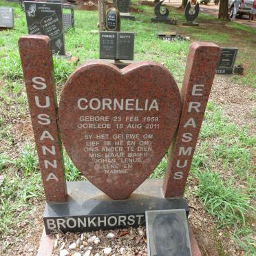 BRONKHORST Susanna Cornelia Erasmus 1959-2011