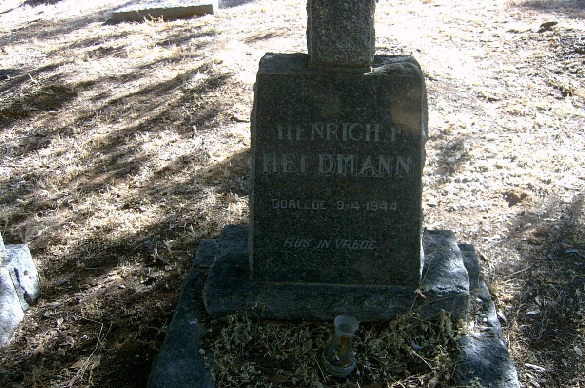 HEIDMANN Henrich F. -1944