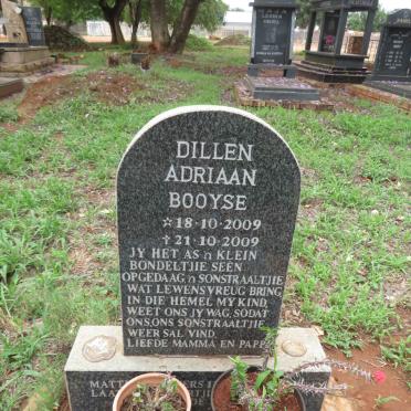 BOOYSE Dillen Adriaan 2009-2009