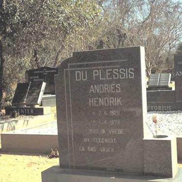 PLESSIS Andries Hendrik, du 1929-1978