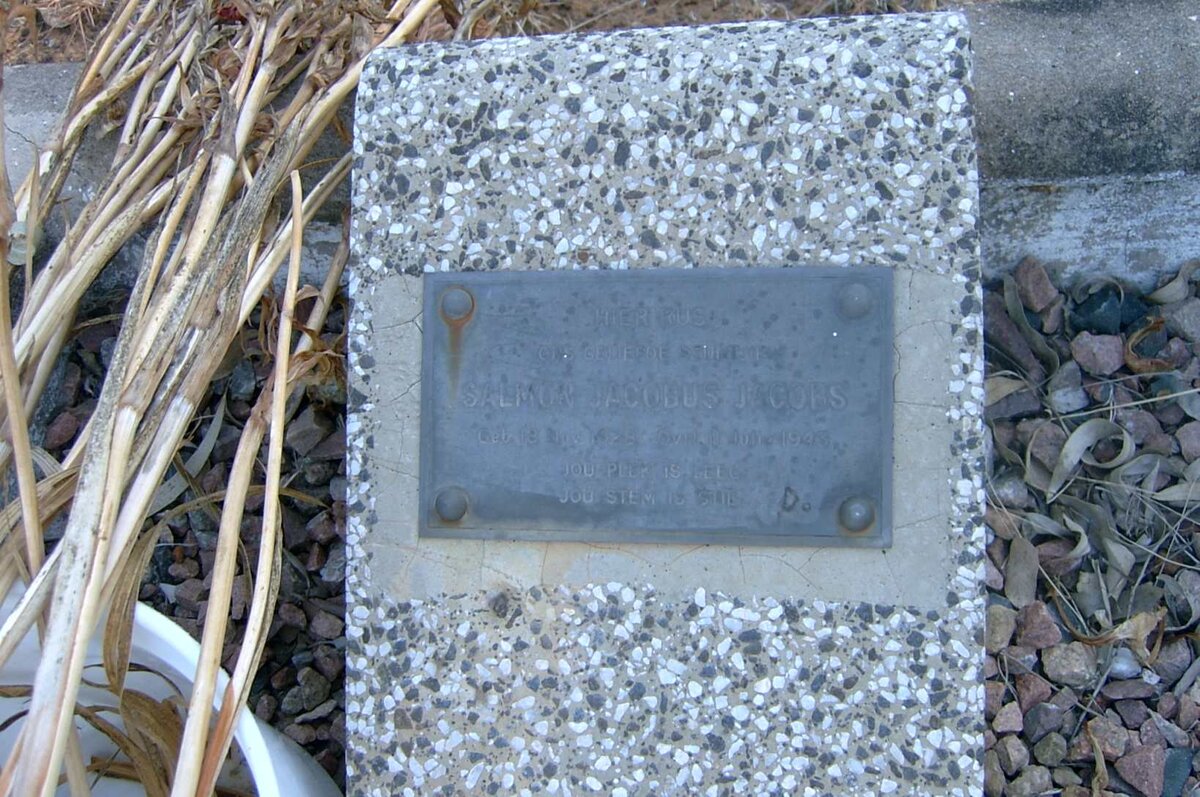 JACOBS Salmon Jacobus ?-1943
