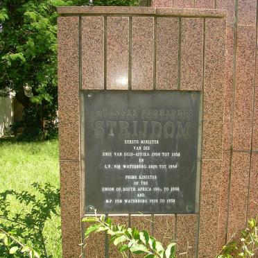 STRIJDOM Johannes Gerhardus 1893-1958