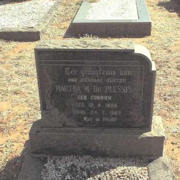 PLESSIS Martha M., du nee CORDIER 1896-1963
