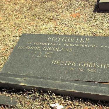 POTGIETER Hendrik Nicolaas 1908-1979 &amp; Hester Christina 1906-