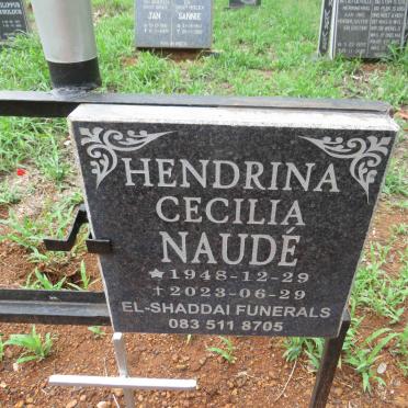 NAUDE Hendrina Cecilia 1948-2023