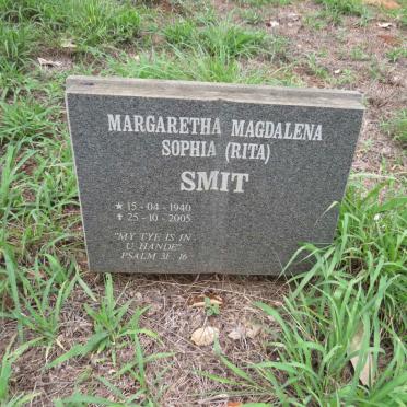 SMIT Margaretha Magdalena Sophia 1940-2005