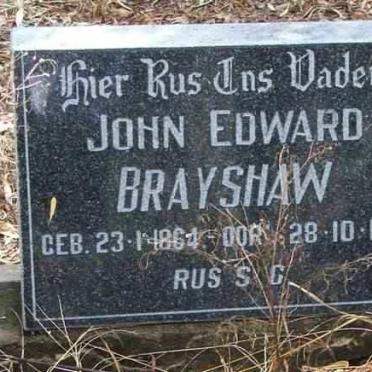 BRAYSHAW John Edward 1864-1918