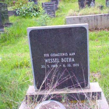 BOTHA Wessel 1908-1976