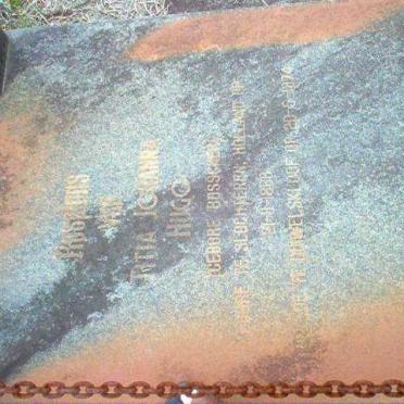 HUGO Titia Johanna nee BUSSCHER 1888-1974