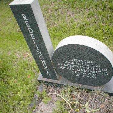 REDELINGHUYS Sophia Margaretha 1903-1982