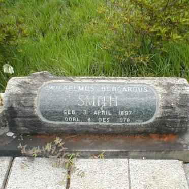 SMITH Wilhelmus Bergardus 1897-1978
