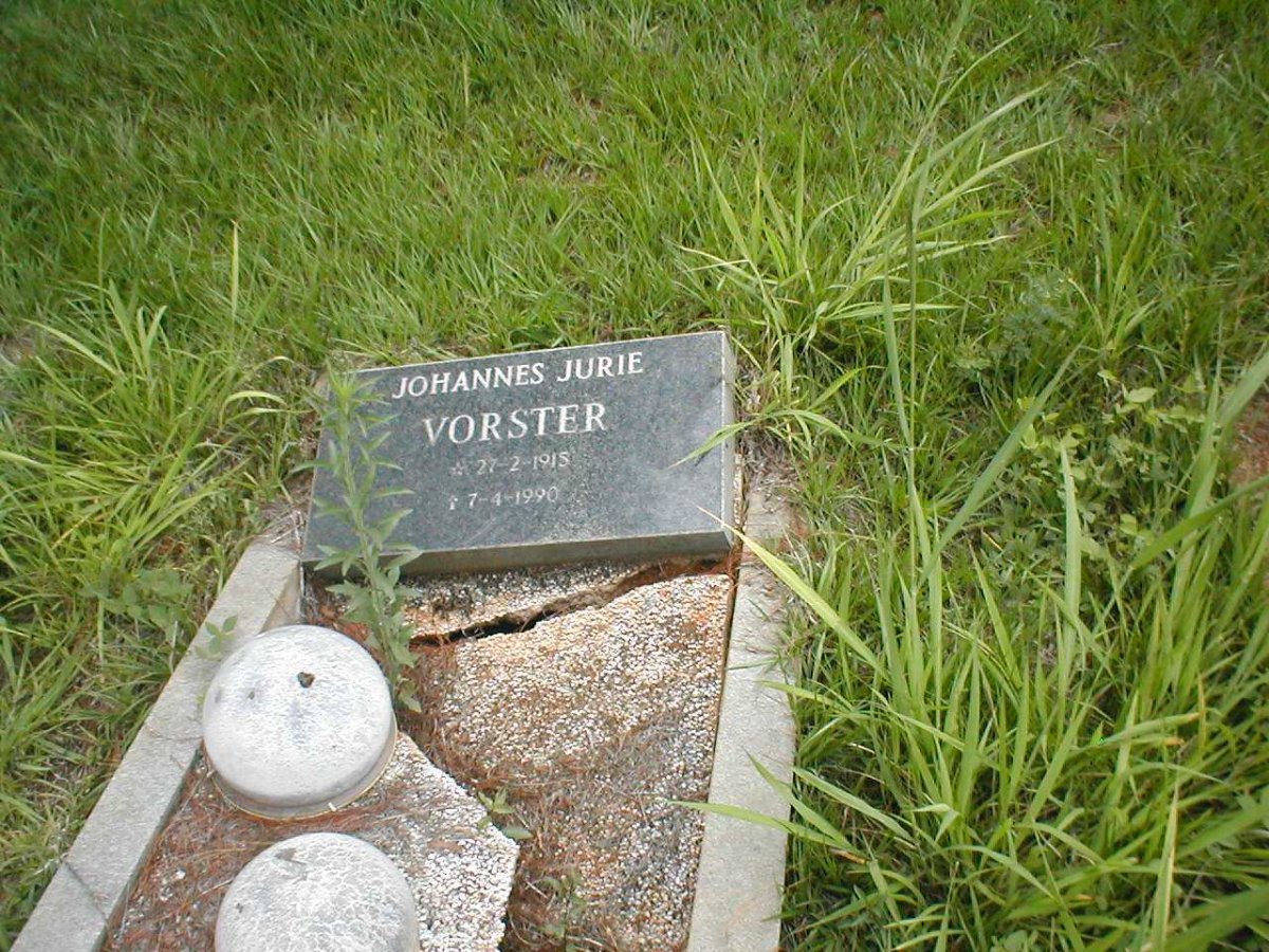 VORSTER Johan Jurie 1915-1990