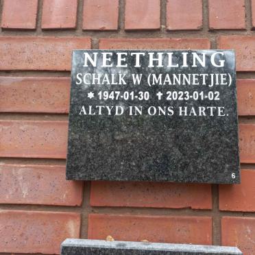NEETHLING Schalk W. 1947-2023