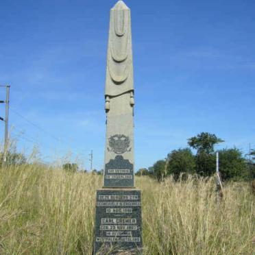 Limpopo, MOKOPANE district, Naboomspruit, Nylsvley Nature Reserve area, Hartbeeslaagte 525, Burgher monument