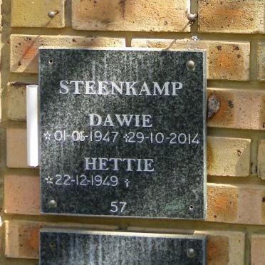 STEENKAMP Dawie 1947-2014 &amp; Hettie 1949-