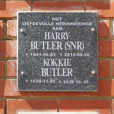 BUTLER Harry 1941-2010 &amp; Kokkie 1939-2019