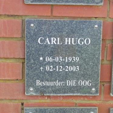 HUGO Carl 1939-2003