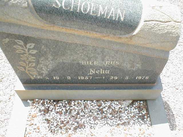 SCHOEMAN Nelia?? 1957-1979