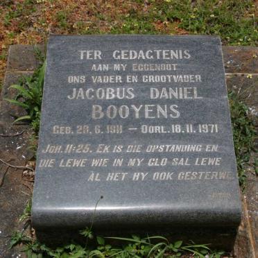 BOOYENS Jacobus Daniel 1911-1971