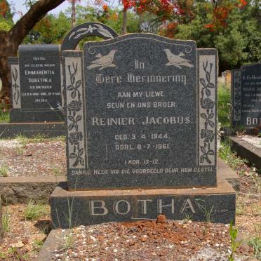 BOTHA Reinier Jacobus 1944-1961