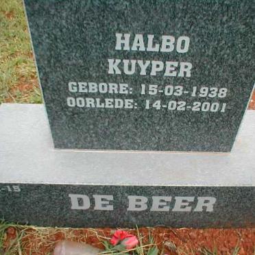 BEER Halbo Kuyper, de 1938-2001